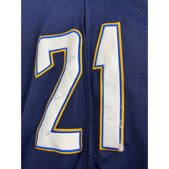 2XL Tomlinson #21 San Diego Chargers NFL Players Jacket Polyester Mesh Vintage - Picture 3 of 13